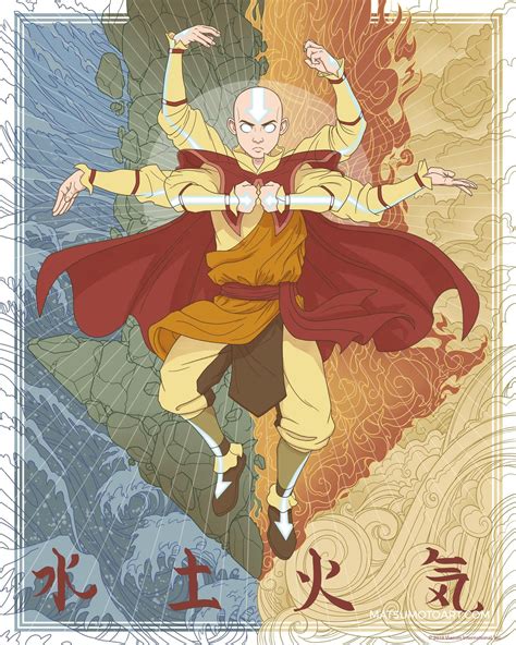 Avatar State - art by Michael Matsumoto : TheLastAirbender #avatarthelastairbender Avatar State ...