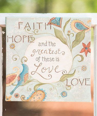 'Greatest Of These Is Love' Wall Sign #zulily #zulilyfinds Pictures To ...