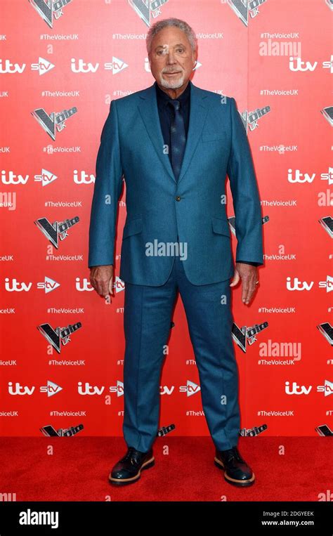 Tom Jones attending the Voice UK Series 9 launch held at The Soho Hotel, London Stock Photo - Alamy