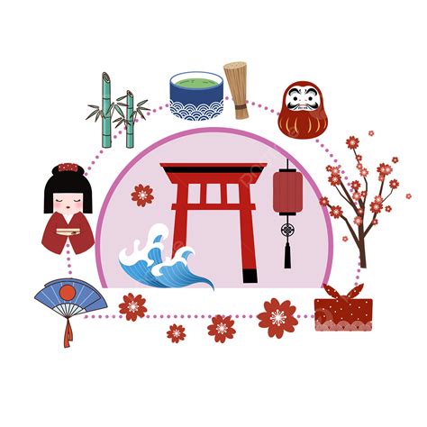 Japanese Cherry Blossom PNG Picture, Japanese History And Culture Architecture Shrine Cherry ...