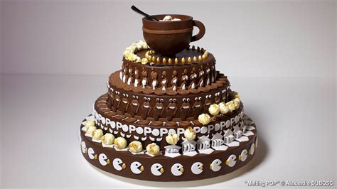 Animated chocolate cake zoetropes by Alexandre Dubosc | The Kid Should See This