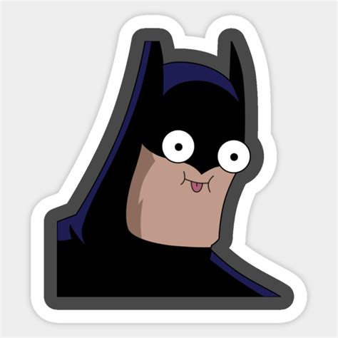 Derp Batman - Batman - Sticker | TeePublic