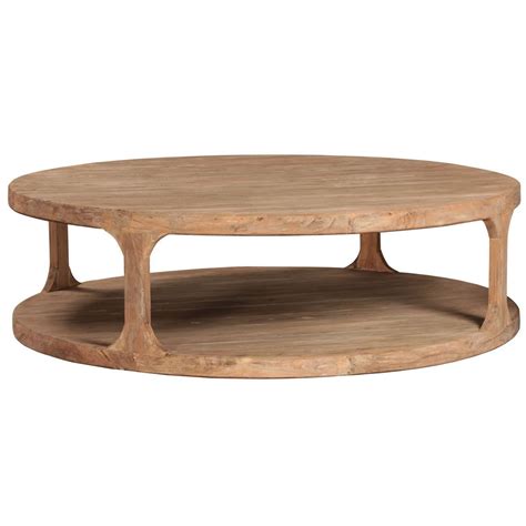 [View 21+] Round Coffee Table Light Wood