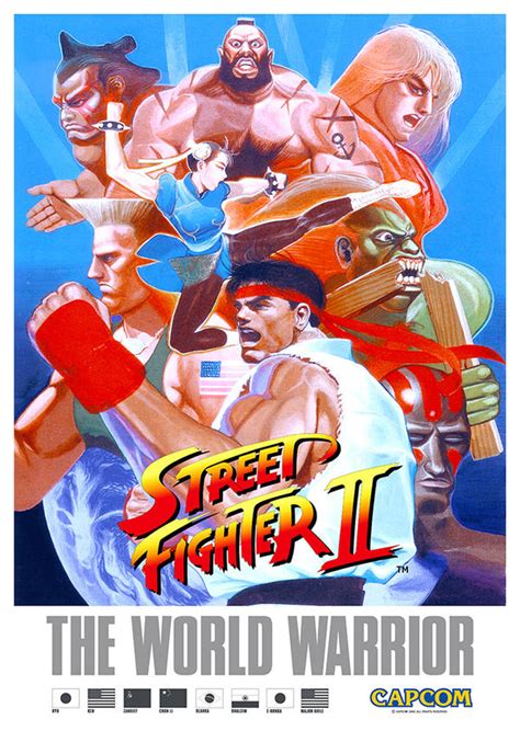 Street Fighter II Poster Remake by imLeeRobson on DeviantArt