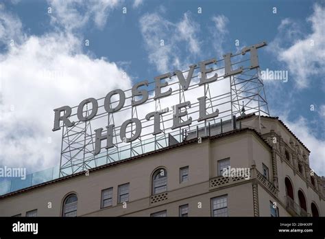 Hollywood roosevelt hotel marilyn hi-res stock photography and images ...