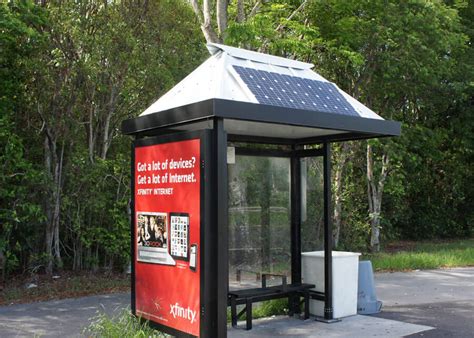 Commercial LED Solar-Powered Bus Stop Lighting | SEPCO