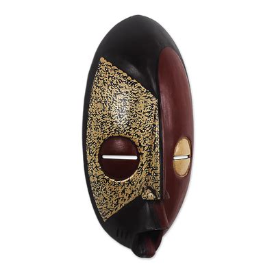 Ashanti Tribe Wood Mask - Good Service | NOVICA