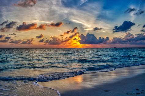 Beach Ocean Sunset - Free photo on Pixabay