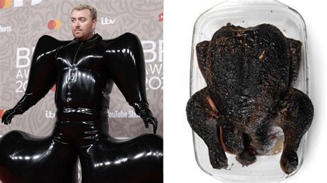 "Like A Burnt Chicken": Sam Smiths Latex Suit At Brit Awards Has Sparked A Meme Fest - NDTV Food