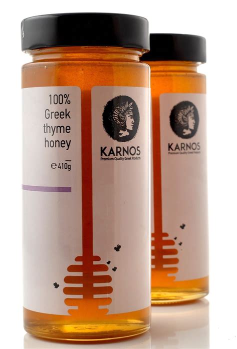 Karnos Honey | Honey packaging, Honey label design, Honey label