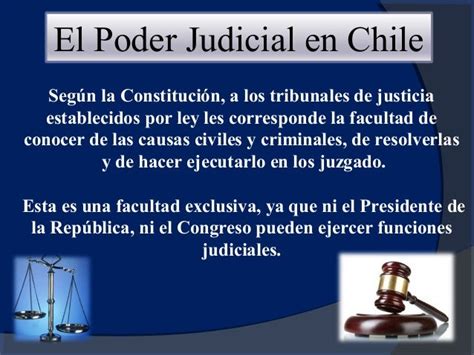 El poder judicial de chile