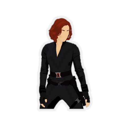 Black Widow Sticker - Etsy