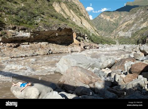 Apurimac river near Cusco in Peru Stock Photo - Alamy