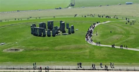 Aerial drone view of Stonehenge in United Kingdom, City Stock Footage ...