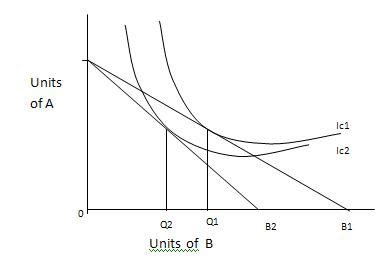 Economics: Income and substitution effect