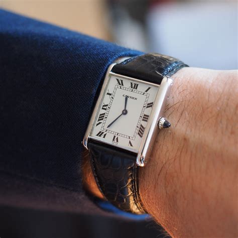 1970s Cartier Tank Automatic In White Gold - HODINKEE Shop