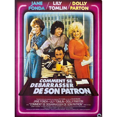 NINE TO FIVE French Movie Poster - 15x21 in. - 1980