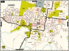 Albury City Map - MapSof.net