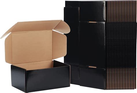 9x6x4 Shipping Boxes Set of 25, Corrugated Cardboard Boxes for Small ...