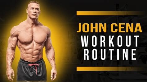 John Cena Workout Plan - The Ultimate Guide to Fat Burning and Muscle Gains - Sheru Classic world