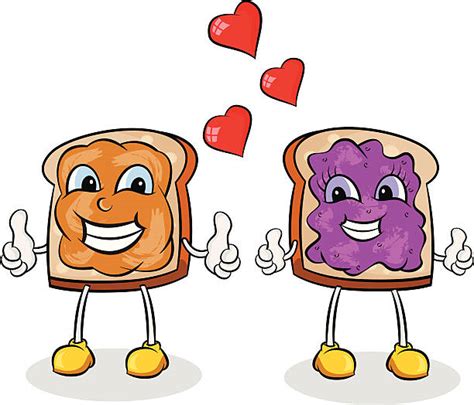 Royalty Free Peanut Butter And Jelly Sandwich Clip Art, Vector Images & Illustrations - iStock