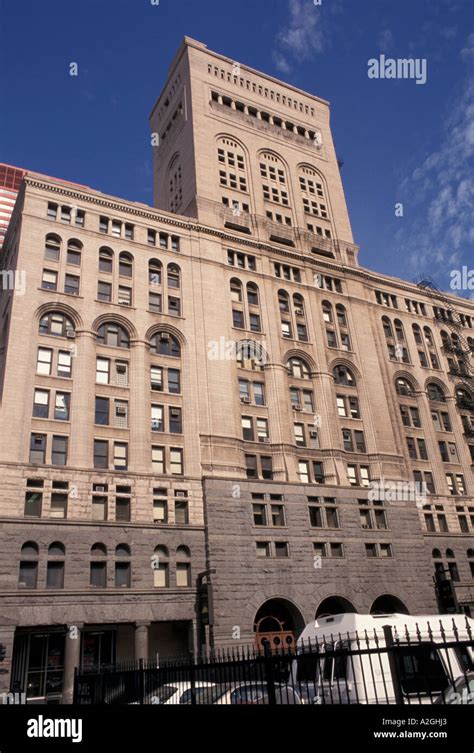 Chicago, Auditorium Building, Louis Sullivan, 1889 Stock Photo - Alamy