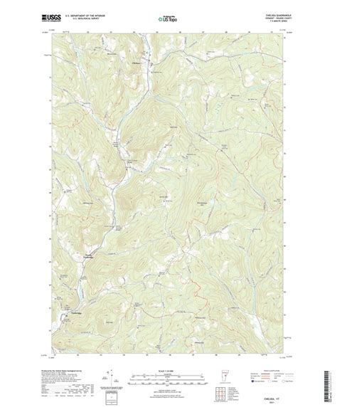 Chelsea, VT (2021, 24000-Scale) Map by United States Geological Survey ...