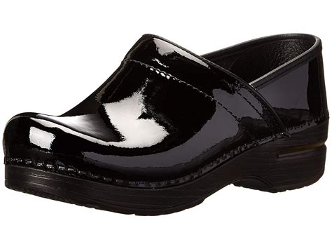 Dansko Womens Professional Leather Closed Toe Clogs, Black Patent, Size 12.0 - Walmart.com