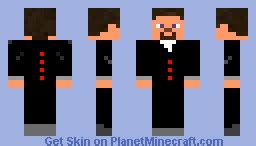 Agent in suit Minecraft Skin