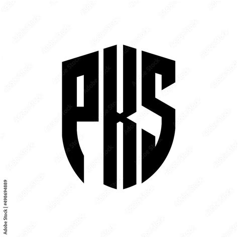 PKS letter logo design. PKS modern letter logo with black background. PKS creative letter logo ...