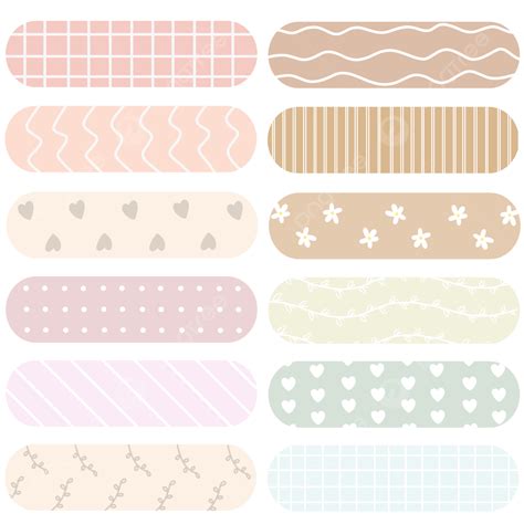 Aesthetic Washi Tape Png Image Sticker Pack Cute Aesthetic Soft | The Best Porn Website