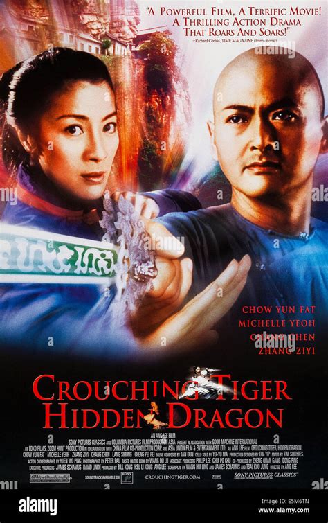 CROUCHING TIGER, HIDDEN DRAGON, US poster art, from left: Michelle Yeoh, Chow Yun Fat, 2000 ...