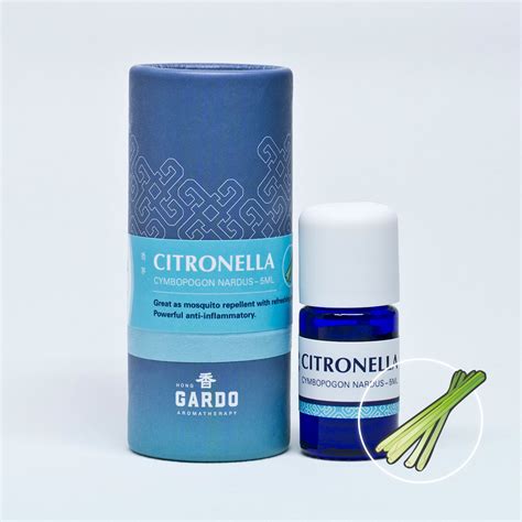 Citronella Essential Oil (Cymbopogon nardus) - 5ml｜Hong Gardo Aromatherapy