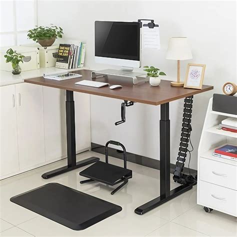 JIN OFFICE Adjustable Height Table/ Height Adjustable Desk/ Sit Stand ...