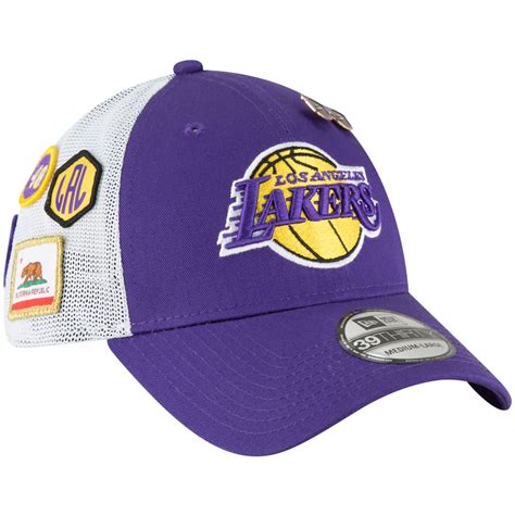 Los Angeles Lakers New Era 2018 Draft 39THIRTY Fitted Hat – Purple