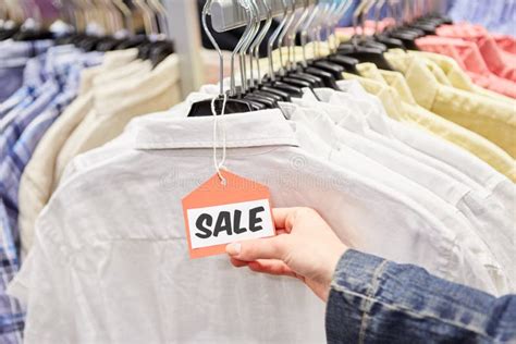 50 Discount on Clothing in Retail Stock Photo - Image of boutique ...