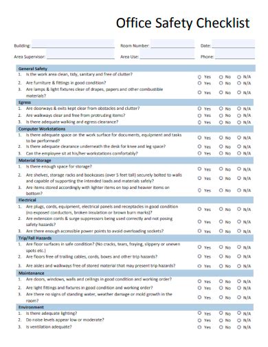 FREE 33+ Office Checklist Samples in Google Docs | MS Word | Apple ...