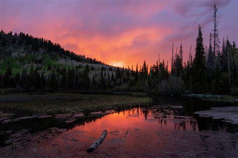 Silver Lake Sunset Photograph by Amanda Gagnon - Fine Art America