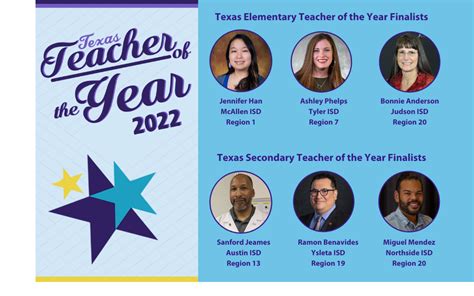 TASA Names 6 Finalists for 2022 Texas Teacher of the Year | Texas ...