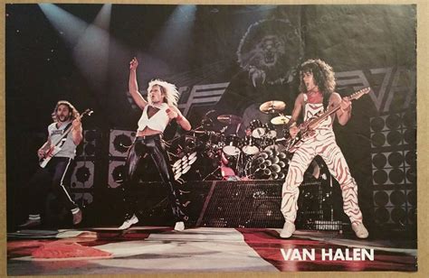 VAN HALEN Live In Concert 1982 Vintage POSTER ORIG 23x35 David Lee Roth NEW RARE | #1888111057