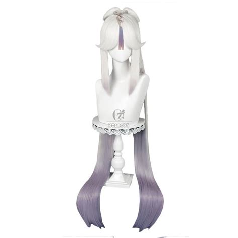 Genshin Impact Orchid’s Evening Gown Ningguang Cosplay Wigs – Cosplay shop