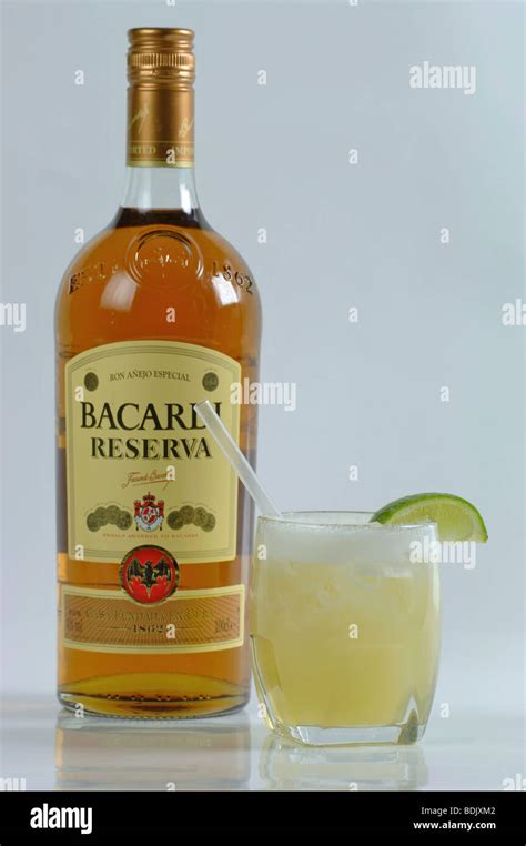 Bacardi rum cocktail Stock Photo - Alamy