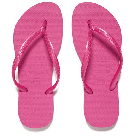 Havaianas Women's Slim Flip Flops - Shocking Pink | FREE UK Delivery | Allsole