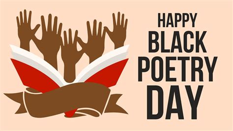 Happy Black Poetry Day Background in PSD, Illustrator, PDF, SVG, JPG ...