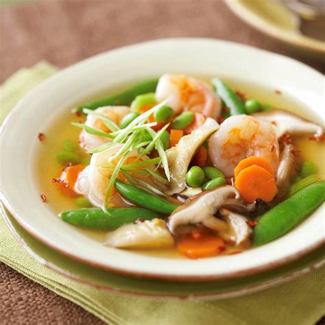 Asian Shrimp and Vegetable Soup Recipe - EatingWell