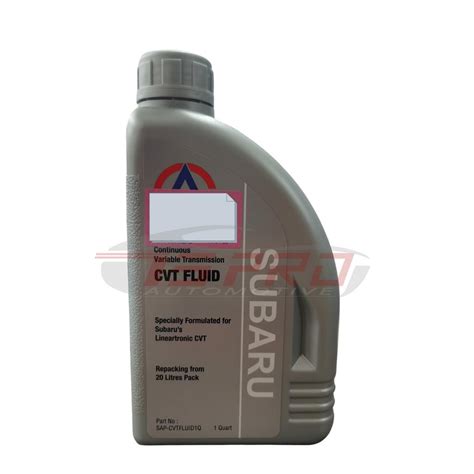 Subaru Genuine CVT Auto Transmission Fluid 1L - Subaru XV GP7 GT7 ...