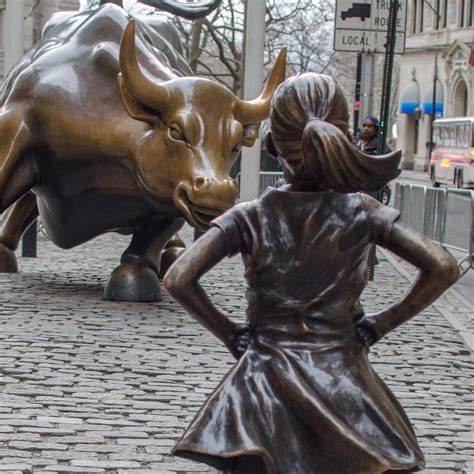 Charging Bull Fearless Girl 2 | Etsy | Fearless girl statue, Charging ...