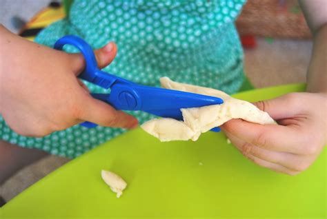 A Little Learning For Two: Cutting Skills - Play Dough Christmas Shapes