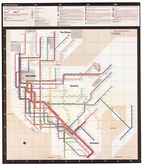 Massimo Vignelli Subway Map - Adrian Kristine