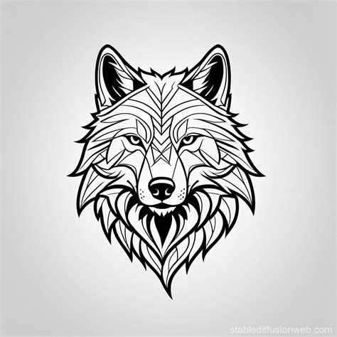 Wolf-Included Witcher Series Logo | Stable Diffusion Online